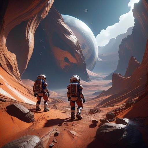 Dramatic Clash of Space Explorers on Mars