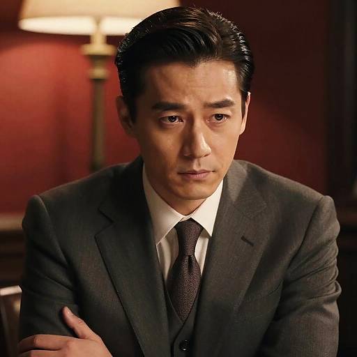 Dramatic Portrait of Handsome Man