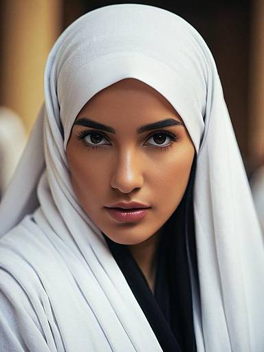 Realistic Arabian Woman Portrait