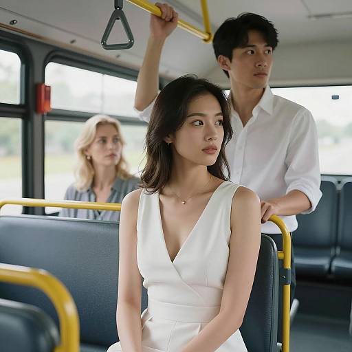 Dynamic Scenes Inside a City Bus