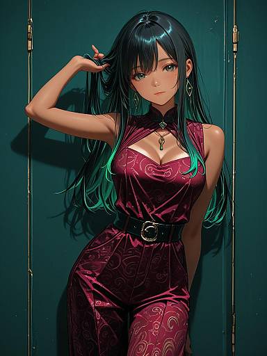 Sophisticated Anime Fashion Photography