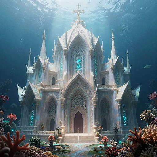 Opalescent Elven Sunken Reef Cathedral
