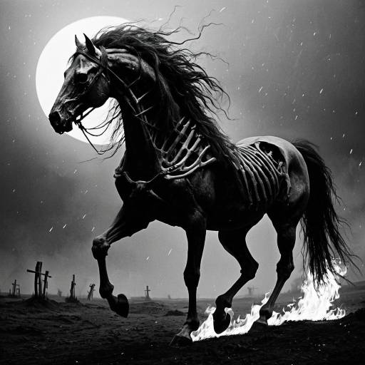 Nightmare Steed with Flaming Hooves Nightmare Steed with Flaming Hooves