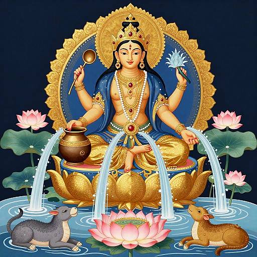 Classical Hindu Goddess of Water