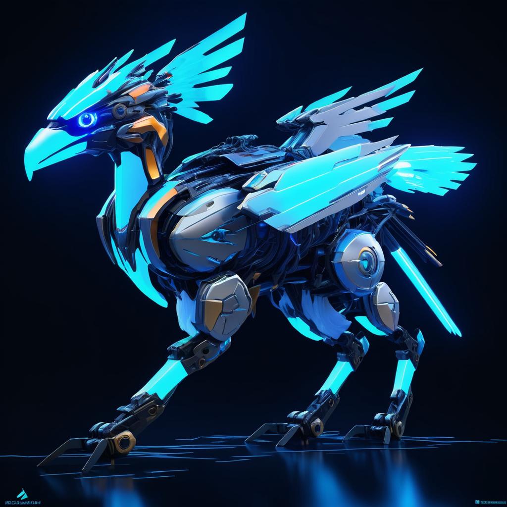 Stormbird Mecha Hybrid Art Inspired by Horizon