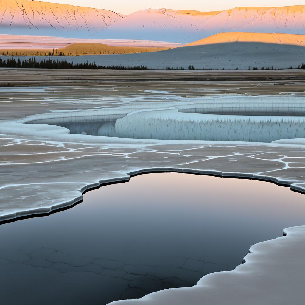 Twilight Serenity in Geyser Basin