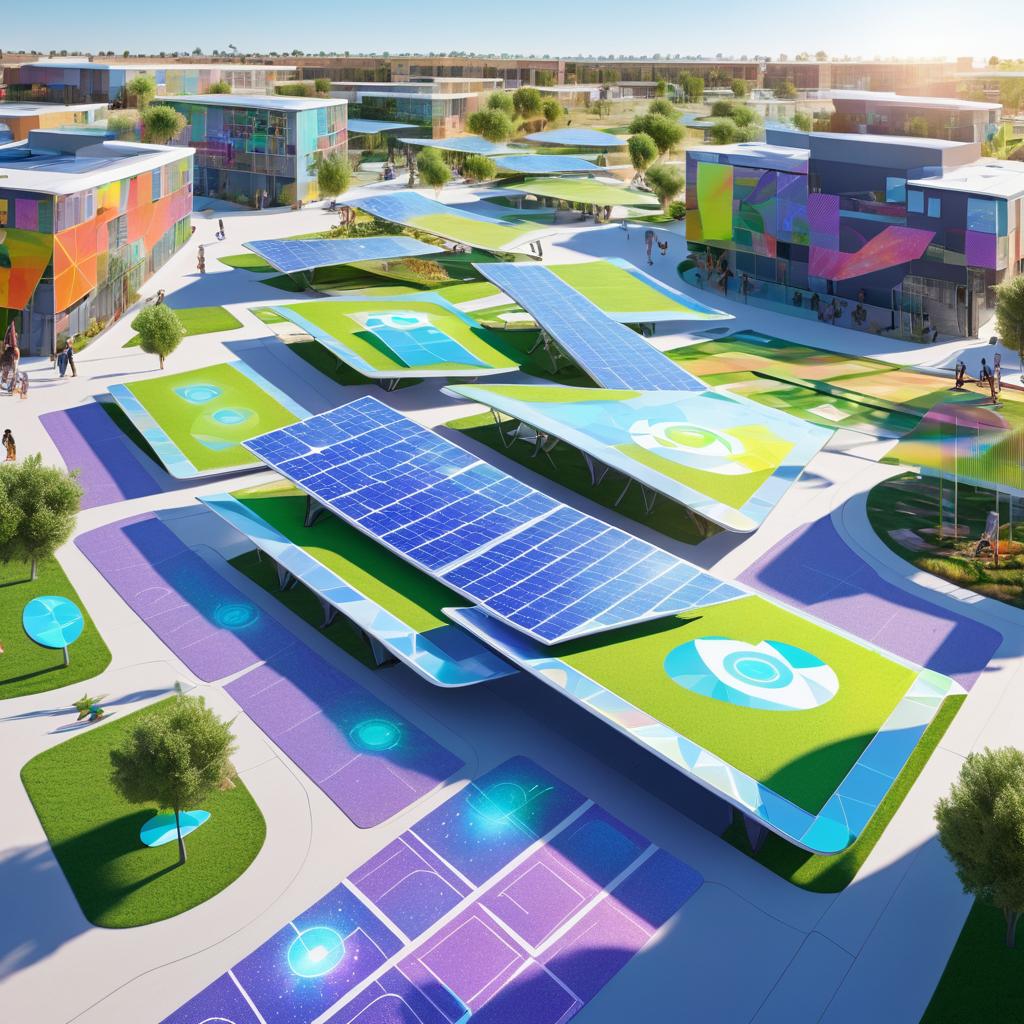 Eco-Friendly Hoverboards in Urban Paradise