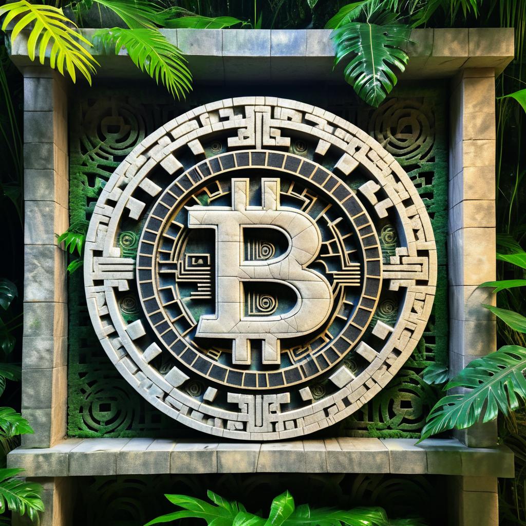 Ancient Bitcoin Artifact in Jungle Temple