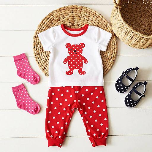 Colorful Baby Outfit with Accessories