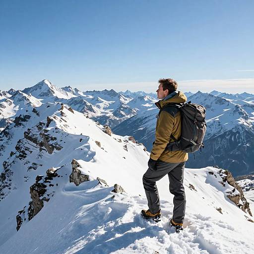 Snowy Mountain Explorer on Peak
