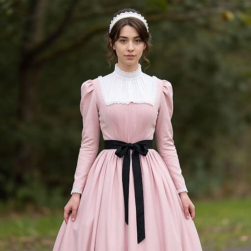 Southern Belle Victorian Dress Portrait