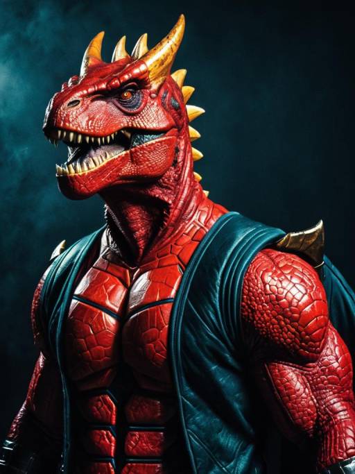 Realistic Devil Dinosaur Cosplay Photo