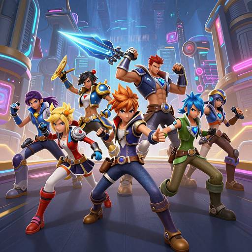 Dynamic Video Game Characters Showdown