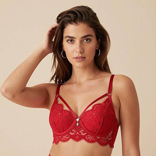 Elegant Portrait of a Woman in Lace