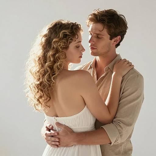 Tender Moment Between a Couple