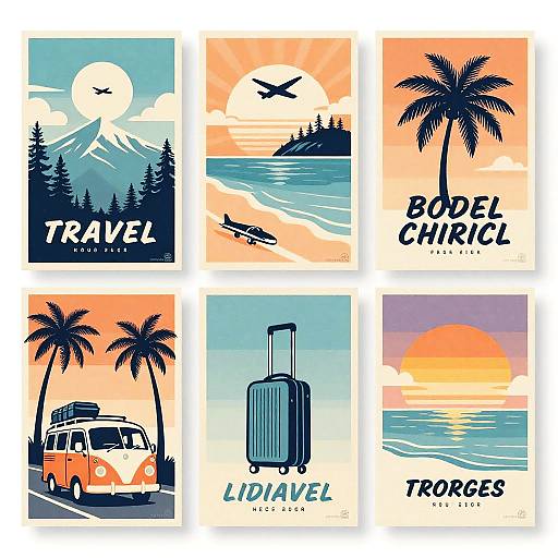 Retro Vintage Travel Poster Art