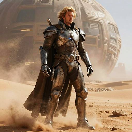 Duke Leto II in Futuristic Armor