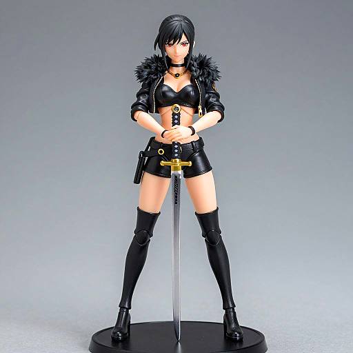Dynamic Female Action Figure Pose