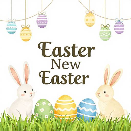 Vibrant Easter Background 2880x1800