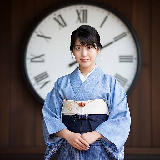 Asian Woman in Traditional Dress