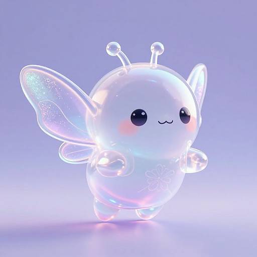Cute Transparent Pixar-style Air Sprite