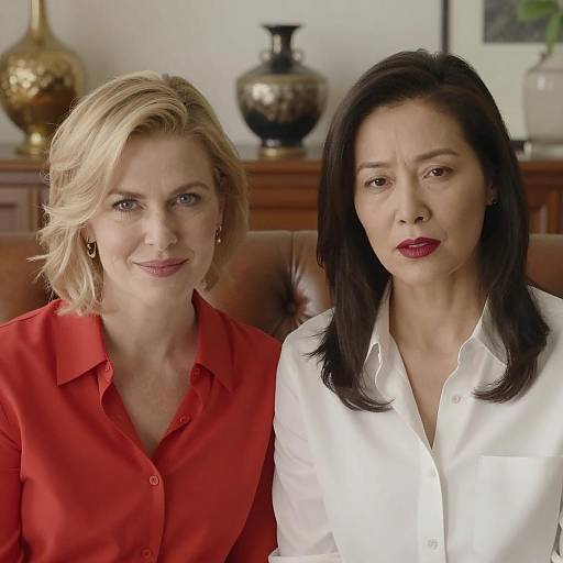 Candid Portrait of Two Women Relaxing