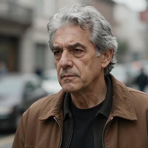 Portrait of a Stern Older Man