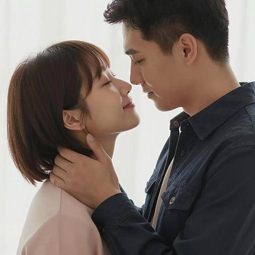 Intimate Embrace: A Romantic Photograph