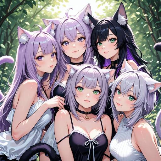 Virtual YouTubers: Charming Cat and Fox Girls