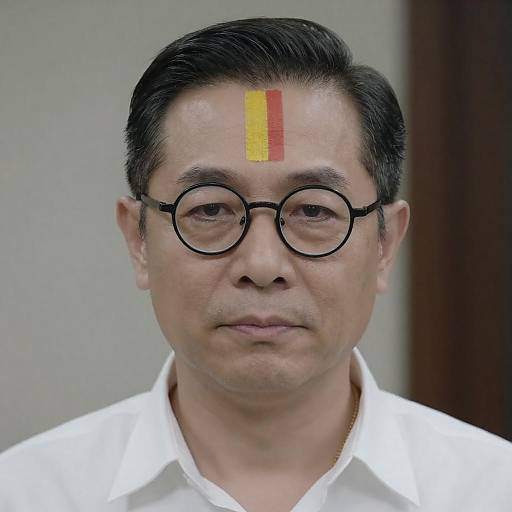 Close-Up Portrait of Stylish Middle-Aged Man