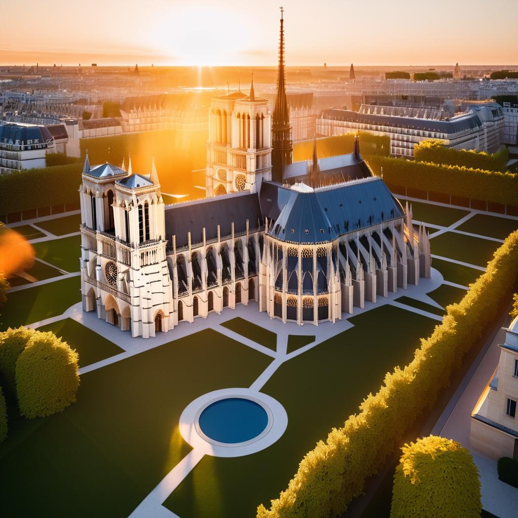 Modern Notre Dame: A Hyperrealistic Vision