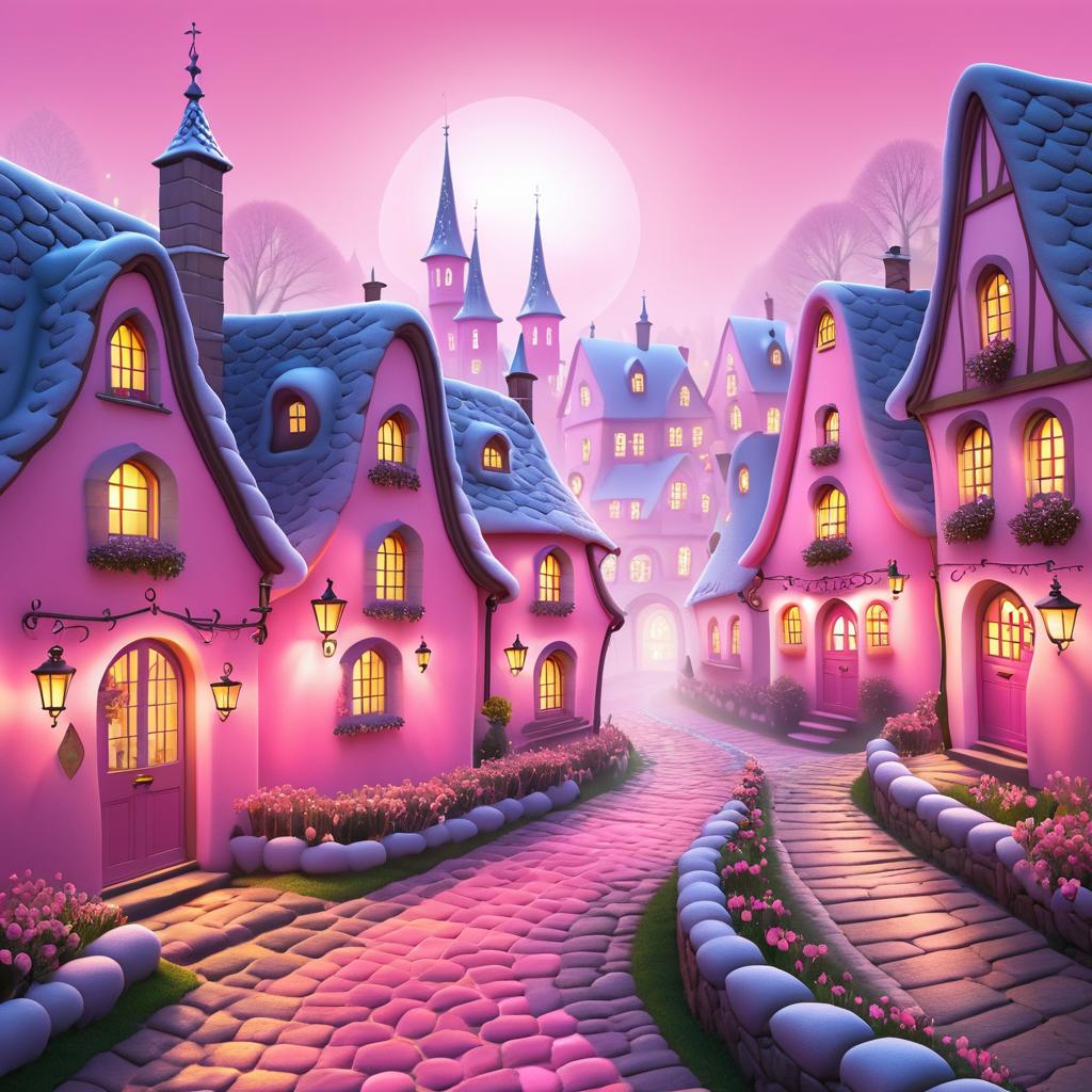 Charming Valentine's Day Fairy-Tale Village