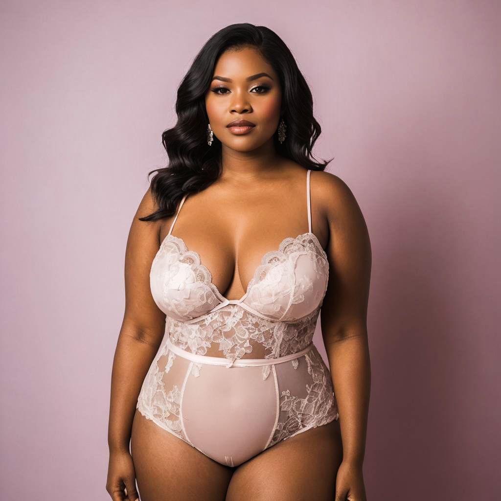 Elegant Blush Lingerie Photo Shoot