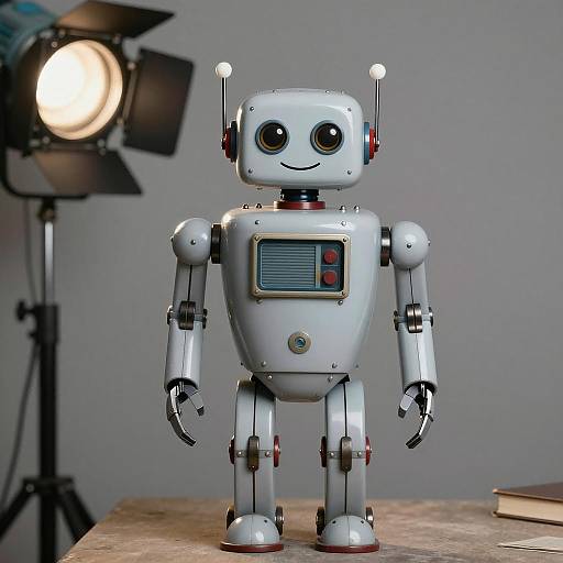 1940s Humanoid Robot Yearbook Photo