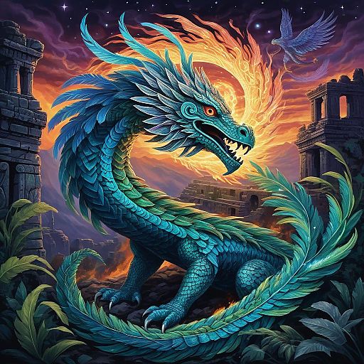 Quetzalcoatl: The Ethereal Feathered Serpent