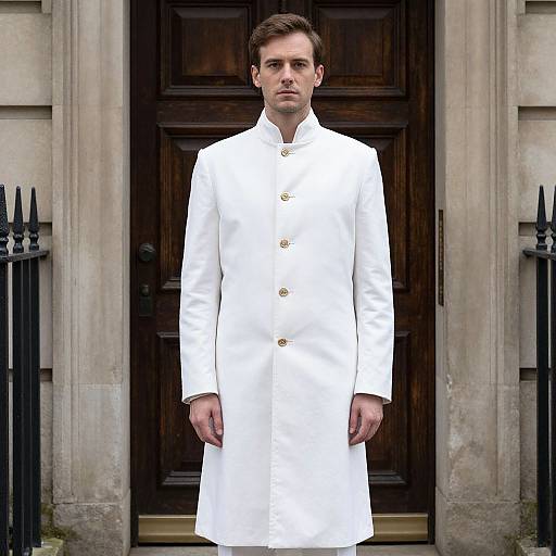 Man in White Prince Coat