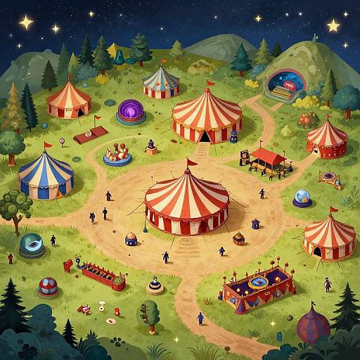 Magical Circus DnD Adventure Map