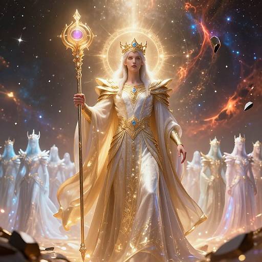 Celestial Godking Commanding Ethereal Legion