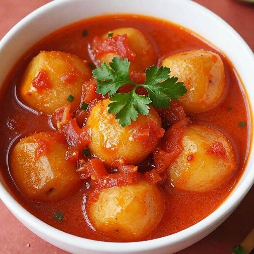 Vibrant Tomato Stew with Potatoes