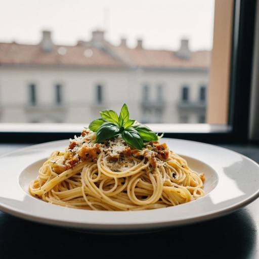 Ultra-Realistic Spaghetti Carbonara Photography