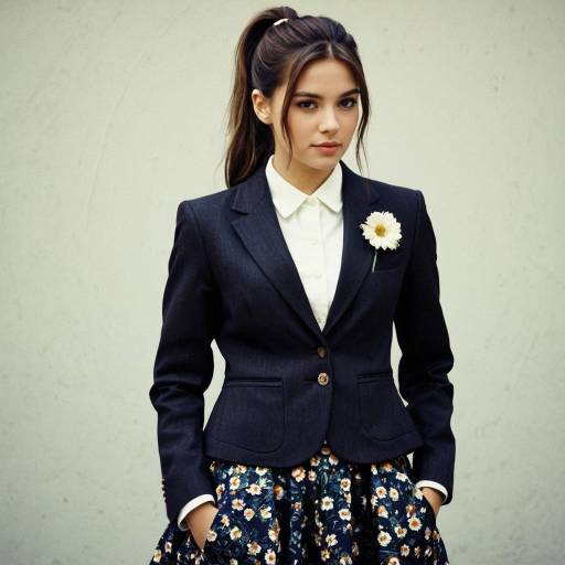 Elegant Frock Suit Fashion Portrait