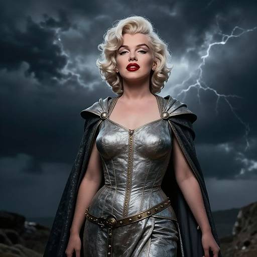 Medieval Marilyn Monroe Storm Priestess