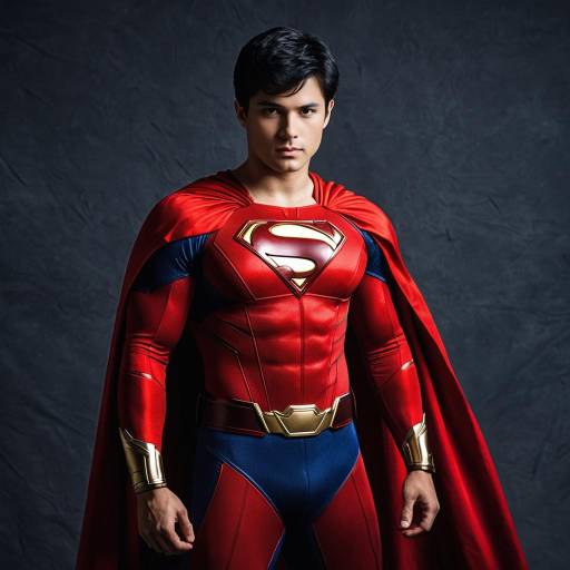 Man in Red and Blue Realistic Superman Costume