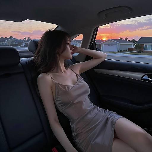 Elegance in Motion: A Cinematic Sunset