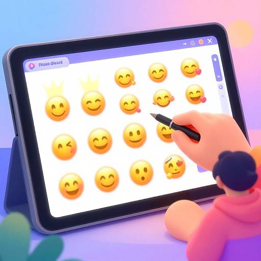 Cartoon Emoji Maker Illustration