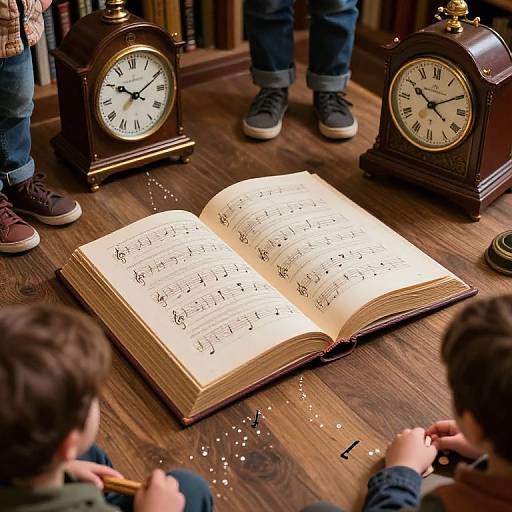 Clockwork Librarian and Living Book