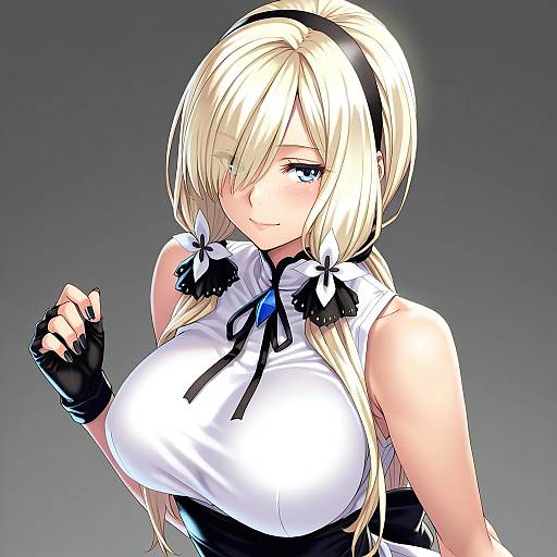 Illustration of Ash crimson, the king of fighters in the style of Kannatsuki noboru