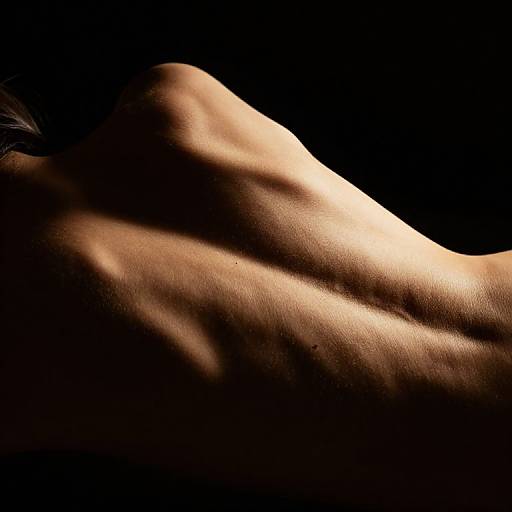 Dramatic Backlit Sensual Silhouette