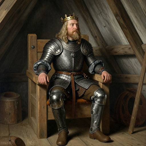 Haakon the Good in Viking Armor