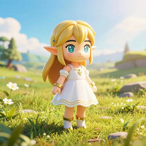 Ultra Realistic Chibi Portrait in Nature